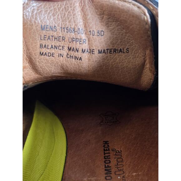 Florsheim Men’s Shoes 10.5 D Comfortech Leather - Picture 9 of 9